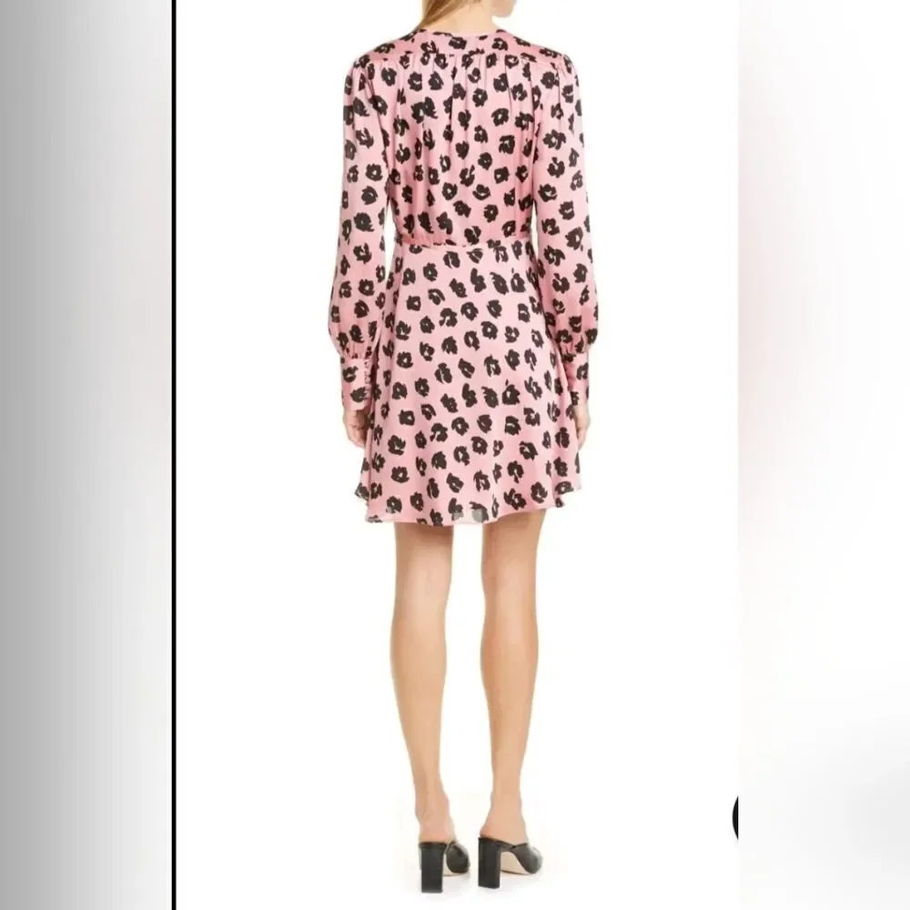 Equipment  Women’s Danette Long Sleeve A-Line Dress, Size 10 - Pink
